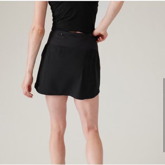 Athleta Run With It Skort 14" Black - Picture 5 of 15